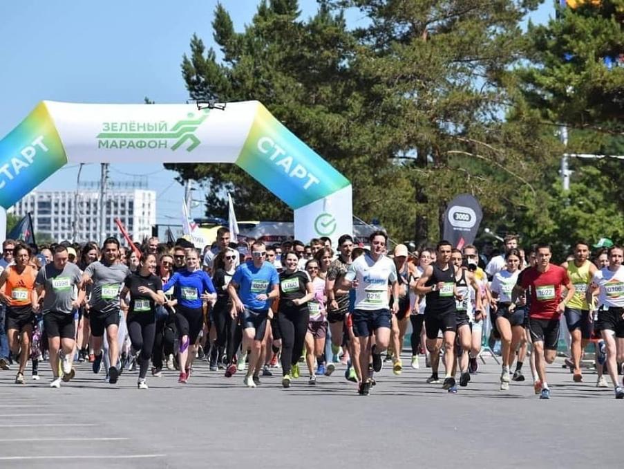 Команда Ассоциации застройщиков Башкирии пробежала зелёный марафон Сбера